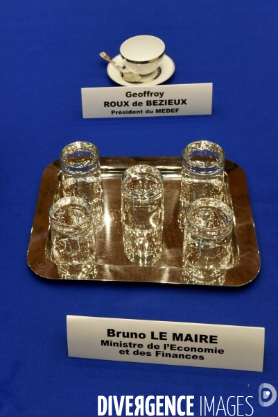 Bruno Le Maire reçoit les organisations professionnelles.
