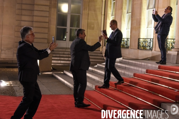 Maires reçus par Emmanuel Macron à l Elysée