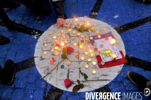 The Gilets Jaunes (Yellow Vests) demonstrating in Paris