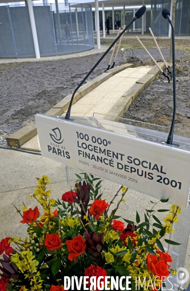 Le 100 000e logement social financé à Paris depuis 2001.