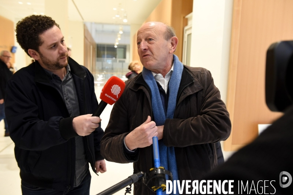 Procès de Denis Baupin pour dénonciation calomnieuse contre France-Inter et Mediapart.