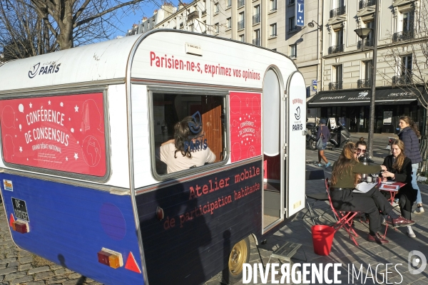 La caravane de la Conférence de Consensus sillonne Paris