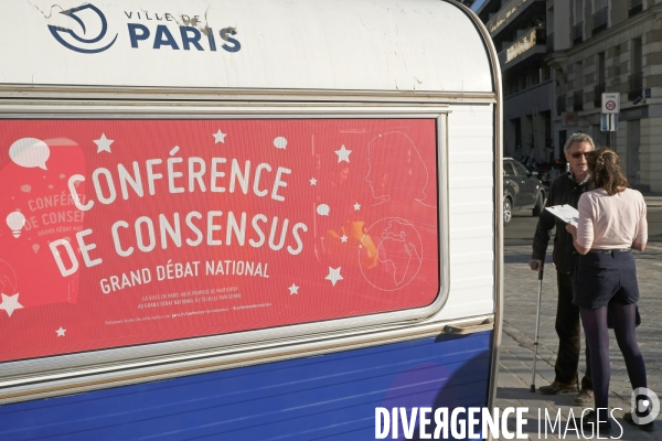 La caravane de la Conférence de Consensus sillonne Paris