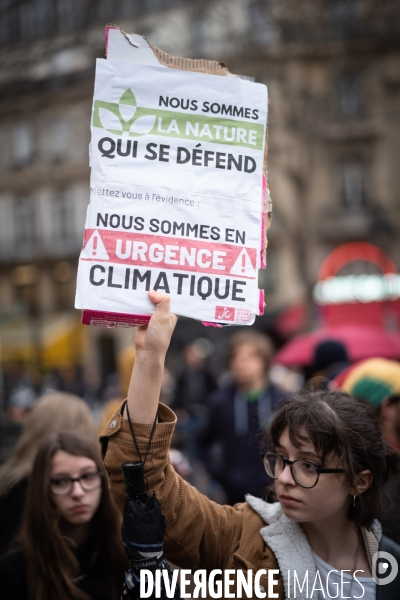 3e marche de la jeunesse en grève pour le climat