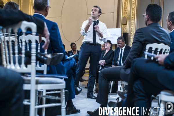 Emmanuel Macron reçoit les maires d Outre-mer