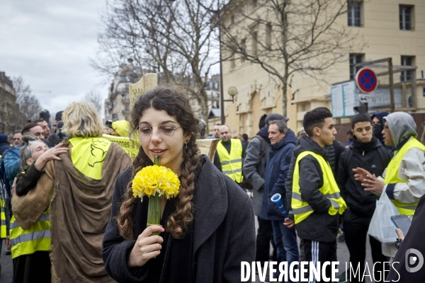Manifestation Gilets Jaunes Denfert Rochereau Paris