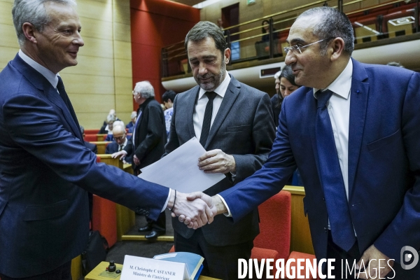 Audition de Christophe Castaner, Laurent Nunez et le Maire au Sénat