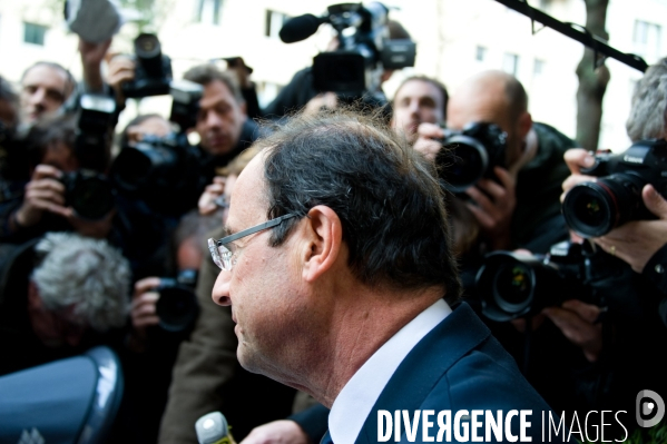 Déplacement de François Hollande, Paris, 17/11/2011