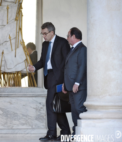 Marc Guillaume avec François Hollande