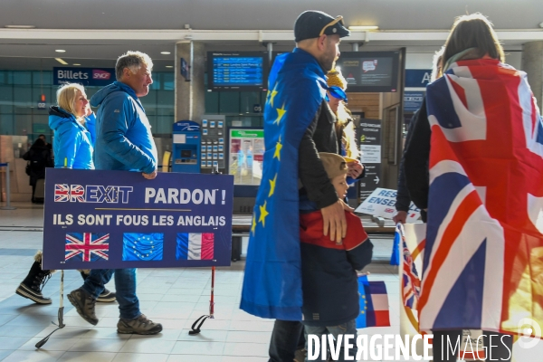 Le dernier Eurostar des neiges avant le Brexit  Bourg-Saint-Maurice dit au revoir aux skieurs anglais