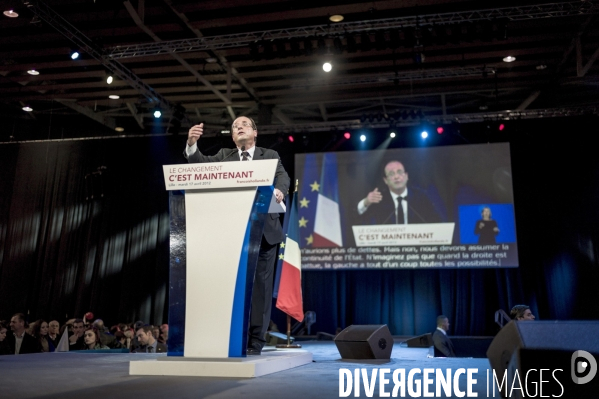 Un meeting de Francois Hollande : Lille J-5