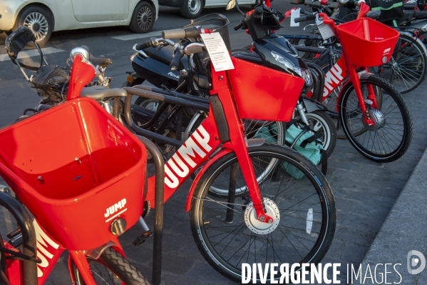 JUMP, les vélos électriques  du groupe UBER