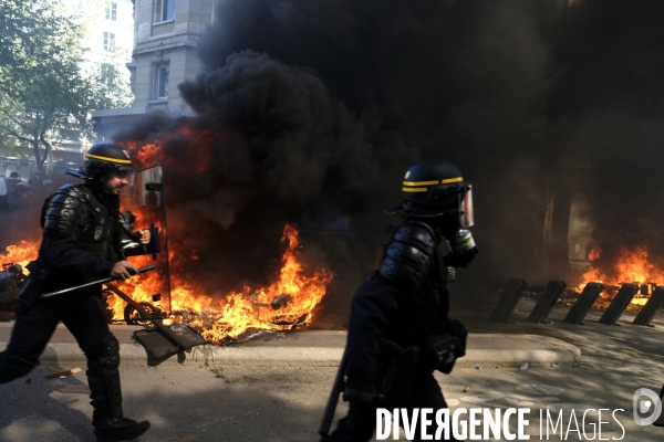 Manifestation Gilets Jaunes (Yellow vests) Paris, Act XXIII. Gilets JaunesÊprotest in Paris.