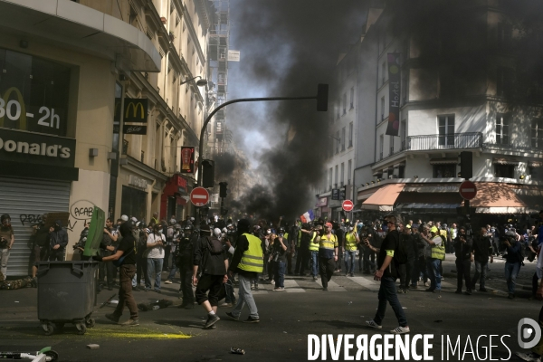 Manifestation Gilets Jaunes (Yellow vests) Paris, Act XXIII. Gilets JaunesÊprotest in Paris.