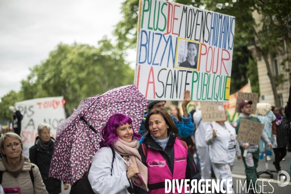 Manifestation à Paris pour la fonction publique