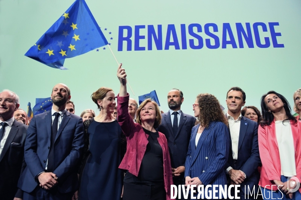 Elections européennes 2019/ Meeting de la liste renaissance à Strasbourg