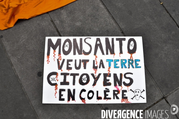 Marche mondiale contre Monsanto & CO, pour l agroécologie et la sauvegarde des abeilles.