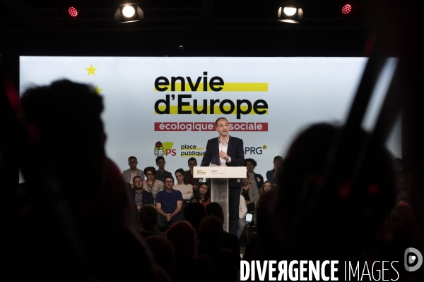 Elections Européennes : Meeting de Raphaël Gluksmann