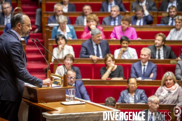 Edouard Philippe : déclaration de politique générale à l assemblée nationale