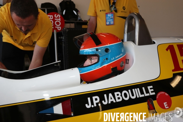Jean-Pierre Jabouille. 40 ans après sa première victoire avec Renault Turbo.