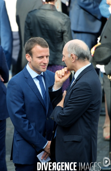 Emmanuel Macron avec Didier Migaud