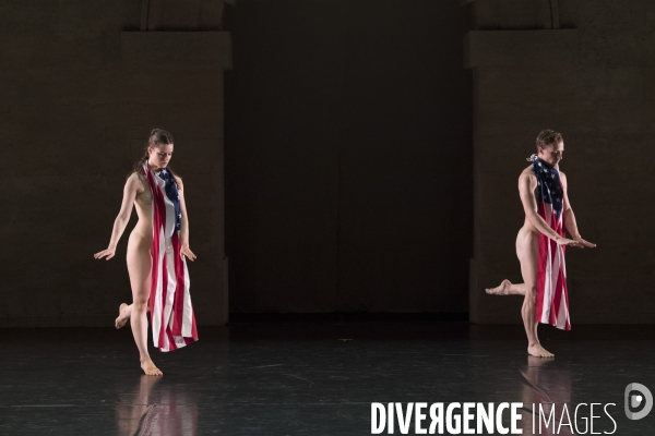 TRIO A WITH FLAGS - Yvonne Rainer - Stephen Petronio Company