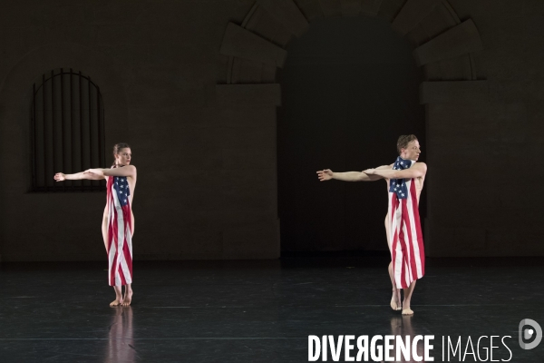 TRIO A WITH FLAGS - Yvonne Rainer - Stephen Petronio Company