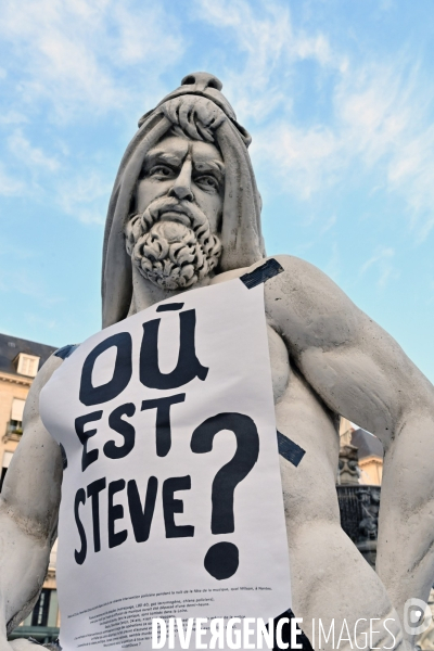 Disparition de Steve, élan citoyen dans les rues de Nantes.