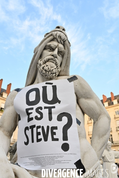 Disparition de Steve, élan citoyen dans les rues de Nantes.
