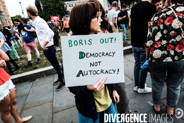 Manifestation contre Boris Johnson et Le Brexit