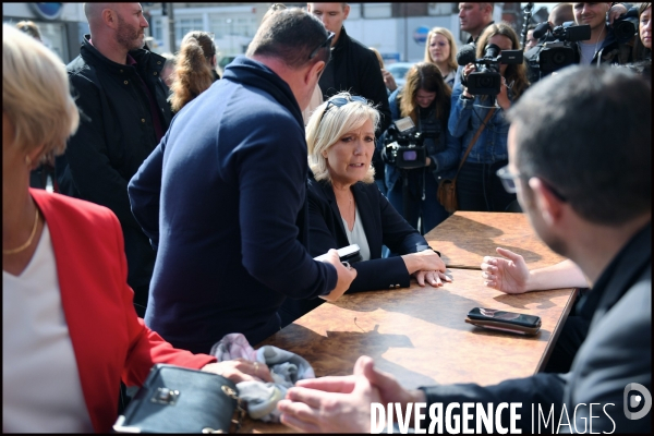 Rentrée politique de Marine Le Pen à Hénin Beaumont