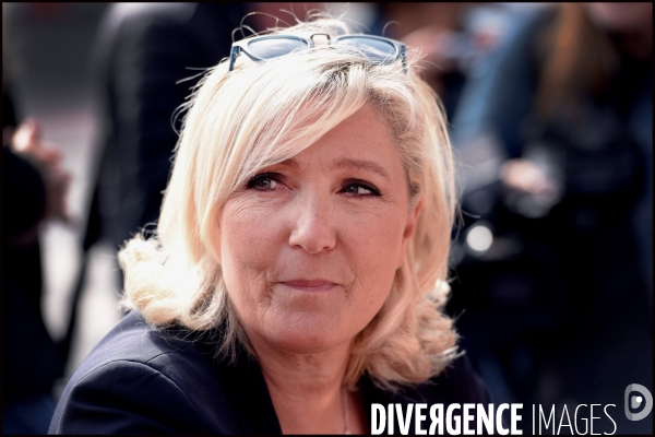 Rentrée politique de Marine Le Pen à Hénin Beaumont