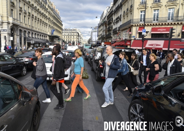 Grève de la RATP du 13 septembre 2019 à Paris.