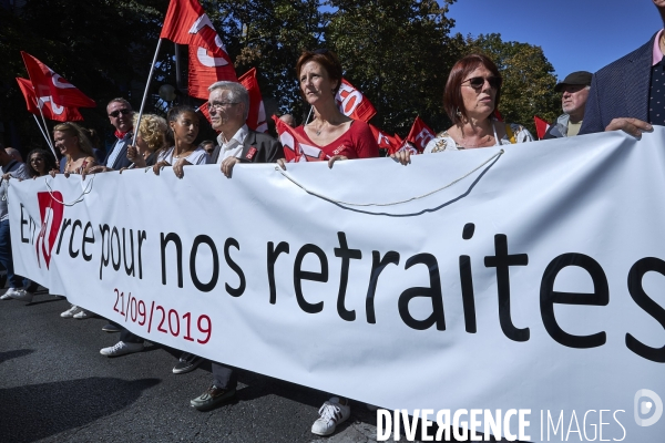 Manifestation Force Ouvrière contre la reforme des retraites