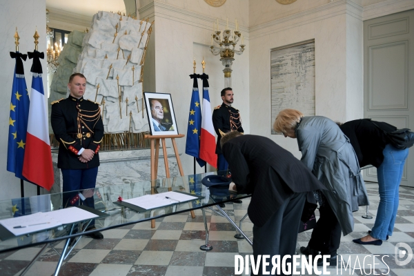Hommage au Président  Jacques Chirac à l elysée