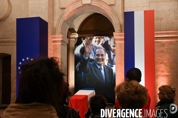 Jacques Chirac, hommage aux Invalides