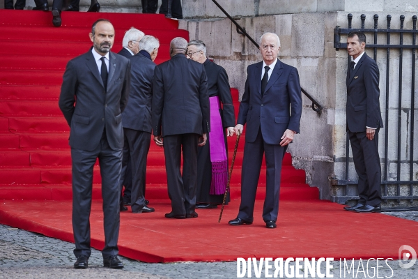 Ceremonie religieuse à Saint Sulpice pour Jacques Chirac