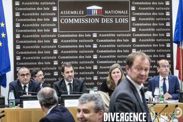 Christophe Castaner devant la commission des lois.