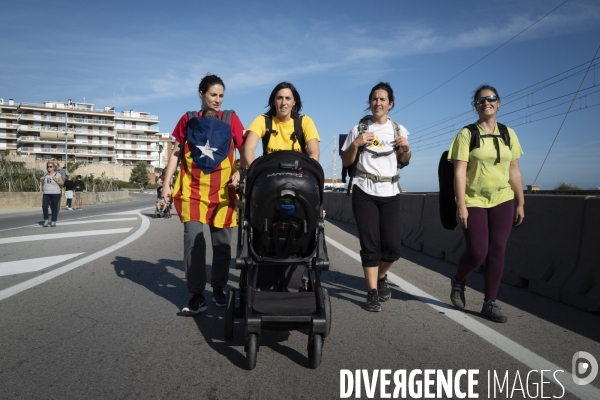Catalogne Marches pour la liberté