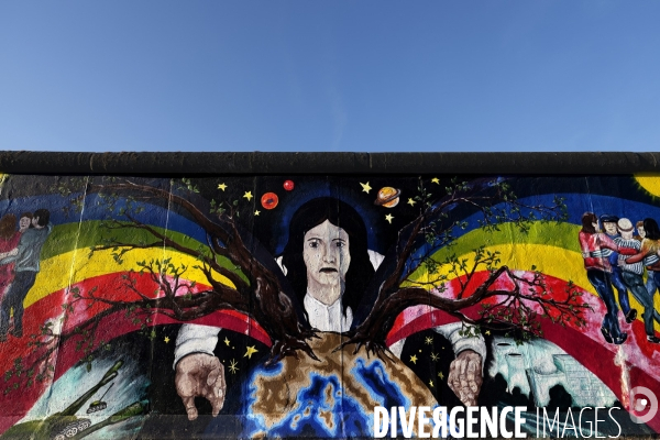 The East Side Gallery Art of the Berlin Wall 2019.