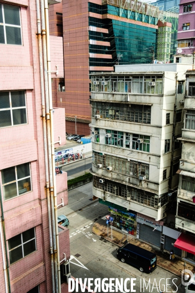 Rooftops et immeubles, Sham Sui Po, Hong Kong