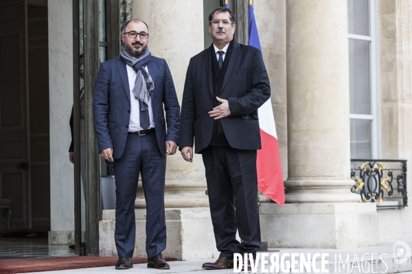 Emmanuel Macron reçoit les représentants du CFCM