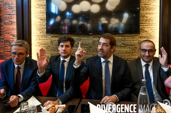 La Courneuve. Christophe Castaner, Laurent Nunez et Julien Denormandie.
