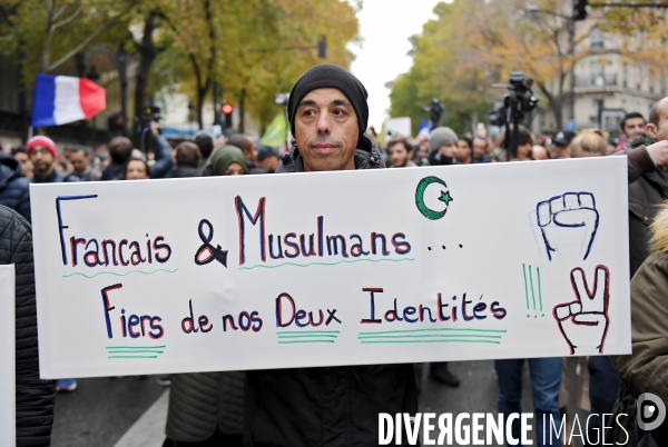 Manifestation contre l islamophobie