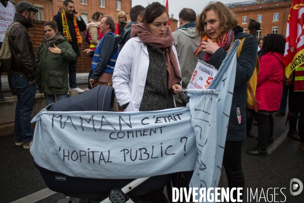 Manifestation pour la défense de l hôpital public