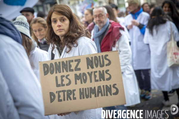 Manifestation des personnels de l hôpital du 14 novembre 2019