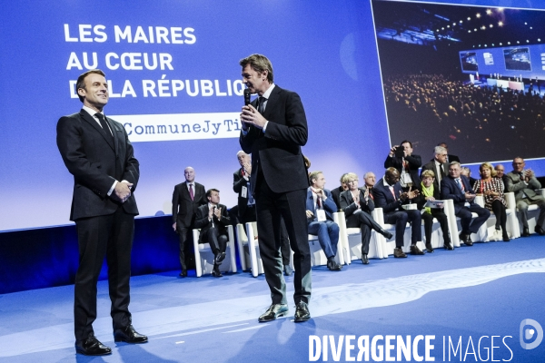 Emmanuel Macron au 102e Congrès des maires.
