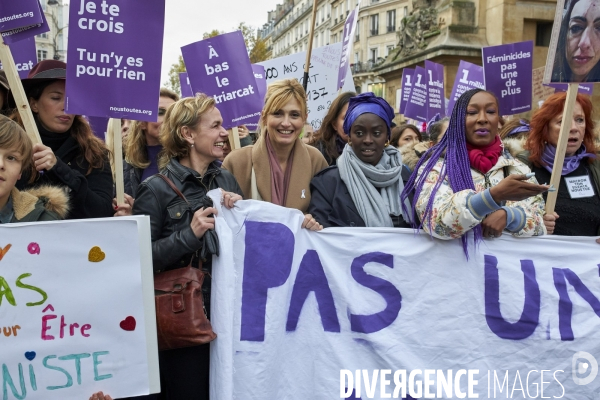 Marche Parisienne contre les violences faites aux femmes