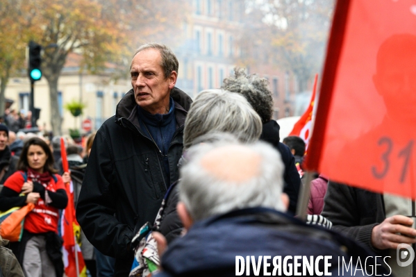 Toulouse : Manifestation contre la réforme des retraites