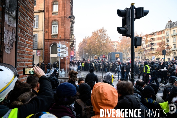 Toulouse : Manifestation contre la réforme des retraites
